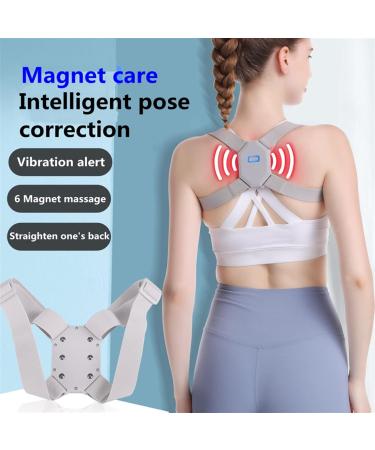 Back Corrector 6 Magnet Electronic Sensor Vibration Reminder Smart Back Spine Posture Corrector Suitable Children Adjustable Support Brace Health and Relaxation Handmade Full moon lofty ambition - Buy Online on GoSupps.com