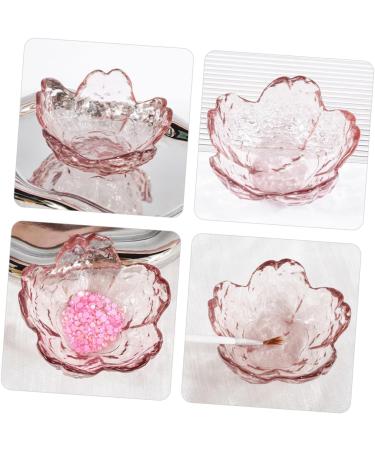 Ipetboom Acrylic glass nail art holder Glass nail dish Nail supplies Cherry blossoms Accessories nail stand plate cup Japanese-style nail dish cup Nail Pen Palette - Buy Online on GoSupps.com