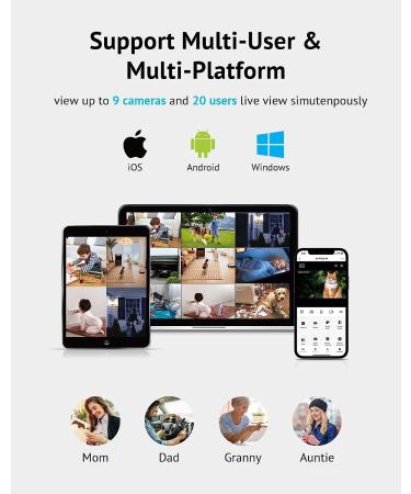 LaView 4MP Bulb Security Camera | 2K Wireless Outdoor Indoor | Motion Detection, Audible Alarm | Easy Installation | Alexa Compatible - Buy Online on GoSupps.com