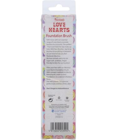 Love Hearts Filled Foundation Brush Foundation Brush Foundation Brush - Buy Online on GoSupps.com