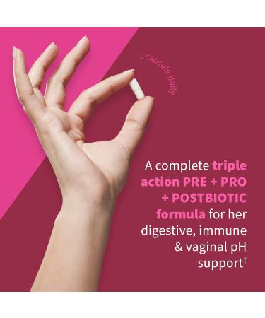 Garden of Life Dr Formulated Womens pH Probiotics 50 Billion CFU Pre + Pro + Postbiotics - Digestive Immune and Vaginal Support Potato Acacia Postbiotic Metabolites 30 Vegetarian Capsules - Buy Online on GoSupps.com