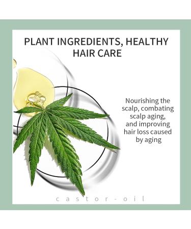 Hair Growth Oil 100% Natural with Castor Oil Organic Black Castor Oil for Hair Growth Hair Oil for Eyebrows Eyelashes Hair Growth Nails and Skin Strengthen Hair Roots Treats Dry & Damaged Hair - Buy Online on GoSupps.com