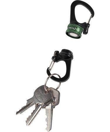 Nite Ize SlideLock 360 Magnetic Locking Dual Carabiner - Olive | Twist-to-Lock Key Holder - Buy Online on GoSupps.com