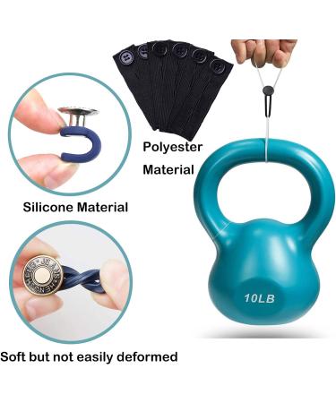 Waist Extender Button for Trousers 10pcs - Adjustable Trouser Waistband Extenders for Men, Women, and Pregnant Trousers - Ideal for Pants, Shorts, Jeans, Skirts - Buy Online on GoSupps.com