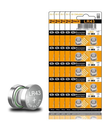 50 Pack 386 LR43 Batteries AG12 SR43SW L1142 SR43 301 186 1.55V Button Cell Battery for Thermometer