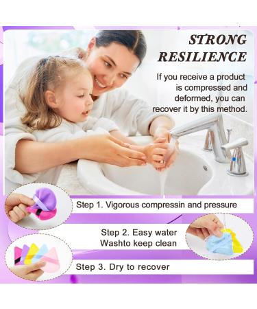 Skylety 120 Pieces Soft Triangle Makeup Puff Sponge - Perfect for Loose Powder & Foundation - Gift for Women - 5 Bright Colors - Buy Online on GoSupps.com