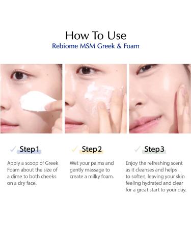 liv.reome MSM Sulfur-Derived & Probiotic Exosome Cleanser Deep Pore Detox Blackhead & Oil Control Hydrating Finish - Buy Online on GoSupps.com