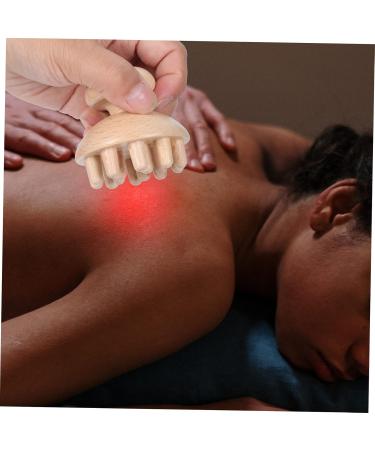 Beaupretty Handheld Wooden Massage Comb - Scalp Massager & Hairbrush Tool for Relaxation | Beech Wood Meridian Shampoo Comb for Men - Buy Online on GoSupps.com