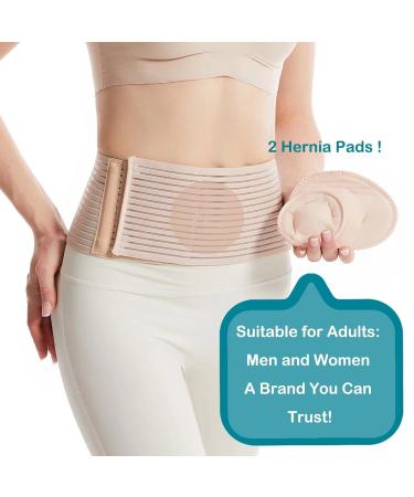 Umbilical & Inguinal Hernia Bandage | Belly Belt for Navel Hernia | Large/X-Large | Bentbruch Bandage (Pack of 1) - International Shipping Available - Buy Online on GoSupps.com