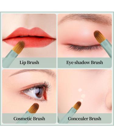 Buy Songaa Retractable Lip Brush - 2 Pack Dual-Ended Lip Applicator for Lipstick Lip Gloss & Liner - Stylish Silver & Green Design - Buy Online on GoSupps.com