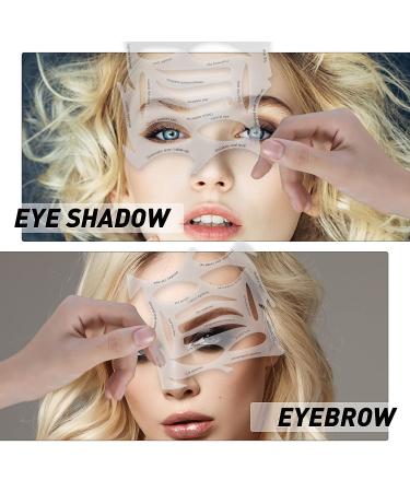 Variety of Shapes Quick Make-Up Stencils: Eyeliner Molds & Template for Easy Eyeshadow Application - Buy Online on GoSupps.com