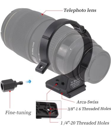Runshuangyu Metal Tripod Collar Mount Ring 1/4 for Sigma APO 70-200mm F2.8 II EX DG Macro HSM - 71mm Ring Diameter - Buy Online on GoSupps.com