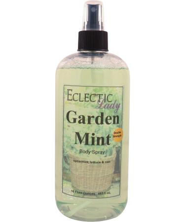 Garden Mint Body Spray (Double Strength) 16 ounces Body Mist for Women with Clean Light & Gentle Fragrance Long Lasting Perfume with Comforting Scent for Men & Women Cologne with Soft Subtle 16 Fluid Ounces (Double Strength)