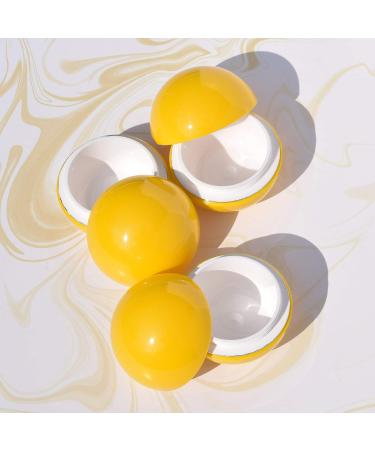 Sample pots 20 Pieces cosmetic pots Empty cosmetic containers with Lid for Creams Sample Make-up Storage (50ml) (yellow) - Buy Online on GoSupps.com