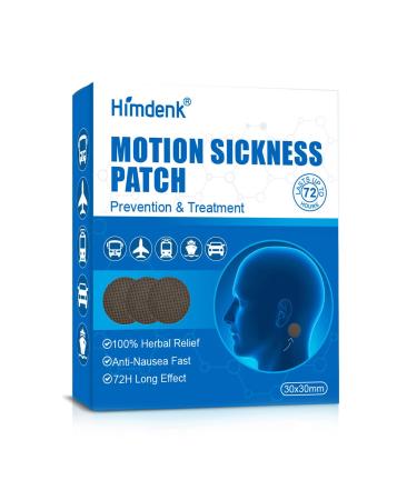 Himdenk Motion Sickness Patches Sea Sickness Patch for Cruise - Natural Plant-Based Relief for Cars Ships Airplanes & More 20/40 Count Options Available (20PCS)