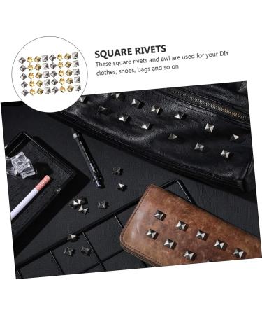 Lurrose Rapid Rivet Studs 1200 Pcs Metal Four Claw Rivets DIY Crafts Rivets for Leather Work Rivets Supply Products Self Made 0.5X0.5CMx3pcs As Shownx3pcs - Buy Online on GoSupps.com