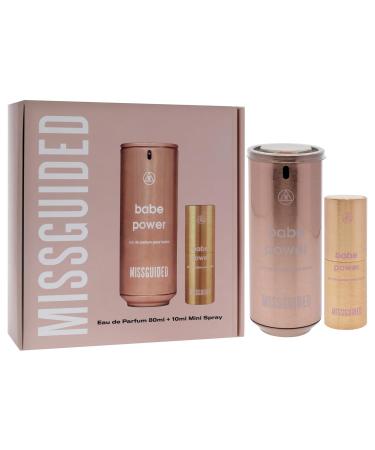 Missguided Babe Power for Women - 2 Pc Gift Set 2.7oz EDP Spray 0.34oz EDP Spray 1.52 Fl Oz (Pack of 2) - Buy Online on GoSupps.com