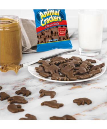 Ja'Cor Chocolate Animal Crackers Coated Animal Cracker Snack Packs Assorted Fun Animal Shapes Individual Package Snacks 8 oz Bags(Pack of 2) - Buy Online on GoSupps.com