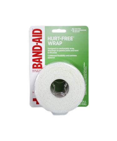 Johnson & Johnson First Aid Wrap Hurt-Free 2 Inch