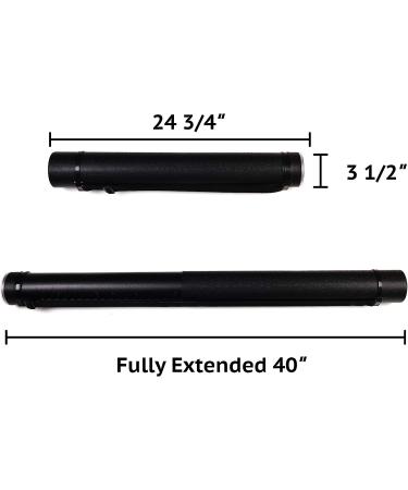 2-Pack Extendable Poster Tubes Expand from 24.5 to 40 with Shoulder Strap | Carry Documents  Blueprints  Drawings and Art | Black Portable Durable Round Storage Cases with Lids and Labels large Black - Buy Online on GoSupps.com