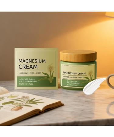  Dgayaeic Magnesium cream for restful sleep and relaxation soothing the body and skin 50g deeply moisturizing body lotion magnesium butter for morning routines. - Buy Online on GoSupps.com