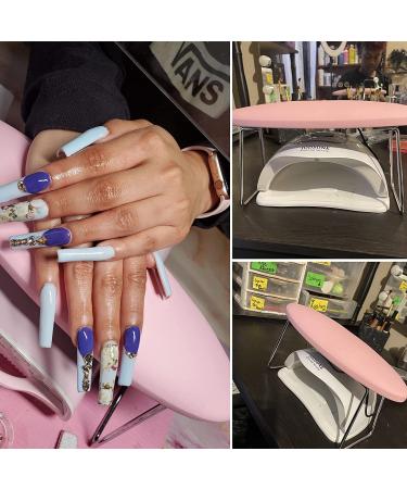 Non-Slip Nail Hand Rest Cushion for Manicure Professionals - Pink - Buy Online on GoSupps.com