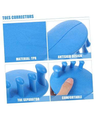 FRCOLOR Toe Splitter Separators & Correctors - Women's Foot Stretcher Orthotics Blue 11x10x6CM | Improve Comfort & Alignment - Buy Online on GoSupps.com