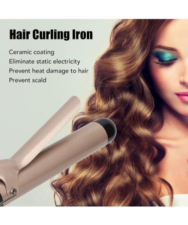 Hair Curling Iron 32mm Ceramic Hair Curling Wand 40W Portable Ceramic Hair Curler Wand with Ergonomic Handle Prevent Scalding and Release Negative Ions (US Plug) - Buy Online on GoSupps.com