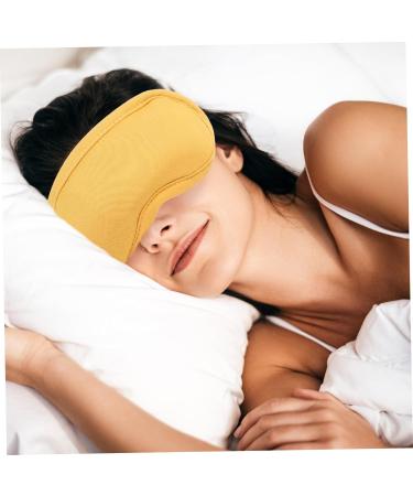 Ipetboom 1 Set Gel Eye Mask Reusable Eye Mask for Sleeping Mask Soft Eye Cover Elastic Eye Mask Eye Sleep Mask Kids Plane Cold Hot Eye Beads Eye Cotton Travel Portable Goggles Yellow 17X9X1CM - Buy Online on GoSupps.com