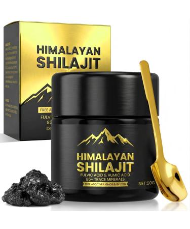 Shilajit Pure Himalaya Bio 50g Shilajit R sine Contient De 85 Min raux Naturels Suppl ment Naturel Sans Et Absorbez Efficacement 50 ml (Lot de 1)