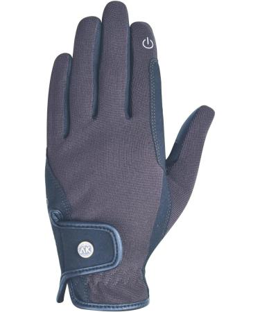 AK Fine Tech AKRS-8484 Micro Suede Riding Gloves - Comfortable Brown Equestrian Gear for Optimal Performance - Buy Online on GoSupps.com