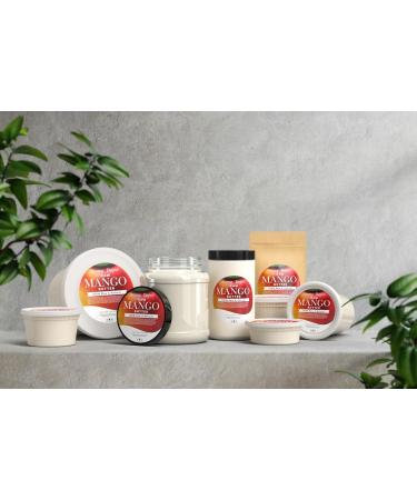 Aroma Depot 12oz Pure Raw Mango Butter - Unrefined & 100% Natural for Skin Hair & DIY Care - Reduces Fine Lines Wrinkles Eczema - Hexane-Free - Buy Online on GoSupps.com