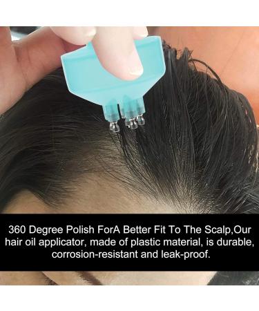 Minkissy Hair Color Applicator Set | Conical Dripper Bottle for Hair Dye & Shampoo | Ideal for Colored Hair Care | Sky Blue Plastic Rinsing Tools - Buy Online on GoSupps.com