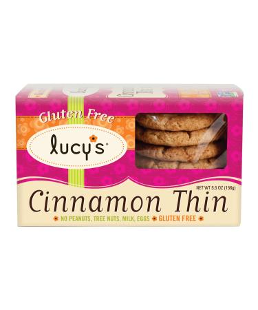 Lucy's Cinnamon Thins, 5.5 Ounce Boxes (Pack of 8)
