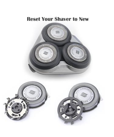 SH50/52 Replacement Heads for Philips Norelco Series 5000 - 3 Pack Blades for S5xxx, AquaTouch, and PowerTouch Series with Brush - Compatible with PT8xx PT7xx Models - Buy Online on GoSupps.com
