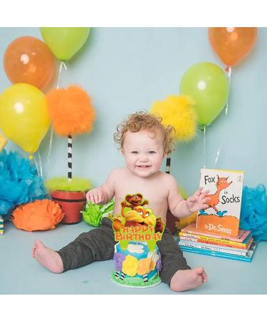 37 Pcs Lorax Cake Topper and Cupcake Toppers Set Lorax Birthday Party Supplies for Lorax Birthday Decorations - Buy Online on GoSupps.com