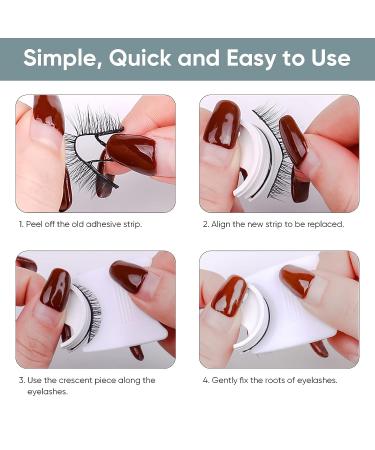 3 Pairs Reusable Self-Adhesive Eyelashes - Waterproof & Natural Look - Easy to Apply - Buy Online on GoSupps.com