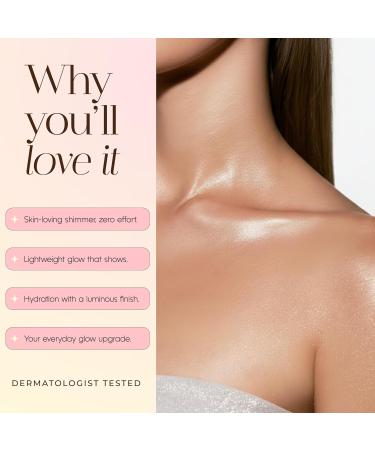 Hello You Jojoba Oil & Hyaluronic Acid Shimmer Body Oil Dermatologist Tested Anti Aging Korean Skin Care Deep Hydration & Plumping Glow With Vanilla Latte Scent Vegan Clean Beauty 3.38 Fl Oz - Buy Online on GoSupps.com