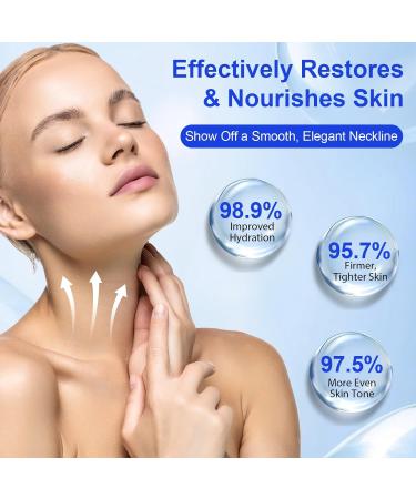 AH-8 Neck Firming Cream Neck Creams for Tightening and Firming Crepey Skin Hexapeptide Neck Tightening Cream with Roller Moisturizing & Reduces wrinkles fine lines & double chin - 4.23oz - Buy Online on GoSupps.com