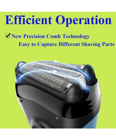 32S for Braun Series 3 Electric Shaver Head Foil & Cutter Heads for Braun S3 Electric Razor Replacement Head Compatible with 310s 3000s 3010s 3040s 3050cc 3080s 32s White - Buy Online on GoSupps.com