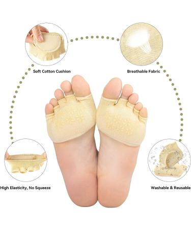 KVMDAZ Metatarsal Pads - Foot Cushions with Toe Separators for Metatarsalgia & Neuroma - Pain Relief for Calluses, Blisters & Corns (1 Pair) - Buy Online on GoSupps.com