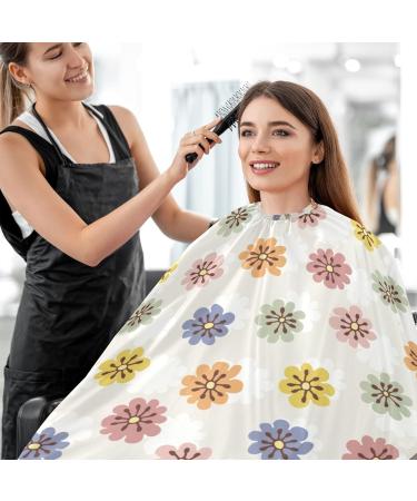 Bolaz Waterproof Barber Cape - Colorful Rainbow Flower & Cheetah Haircut Bib for Men & Women | Unisex Hair Cutting Cape - Buy Online on GoSupps.com