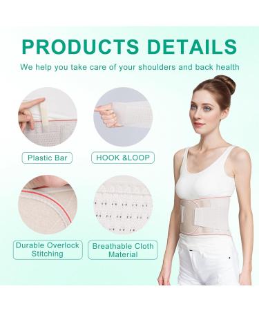 Adjustable Lumbar Back Brace for Lower Back Pain Relief | Support for Herniated Discs & Muscle Strains | Breathable X-Large Waist Support Belt - Buy Online on GoSupps.com