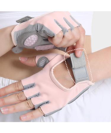 Dooclib Women s Fitness Gloves - Non-Slip Silicone Sports Gloves | Breathable Microfiber Gym Gloves (Rosa-M) - Buy Online on GoSupps.com