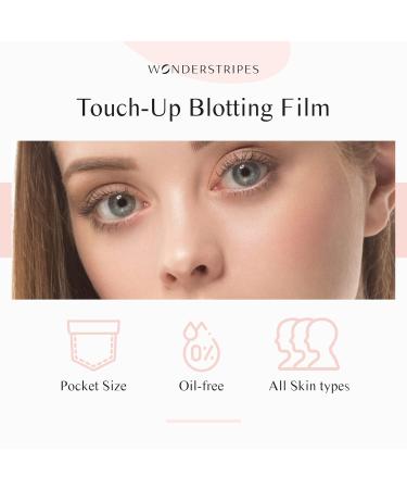 Wonderstripes TOUCH-UP BLOTTING FILM - 30 Sheets for a Natural & Flawless Complexion | Mattifying Oil Control - Buy Online on GoSupps.com