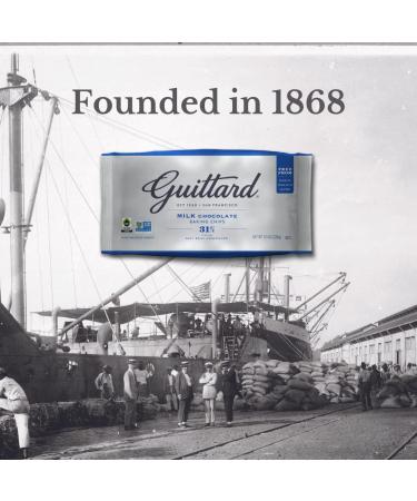 Guittard Baking Chips Milk Chocolate 11.5 oz (Pack of 2) - Buy Online on GoSupps.com