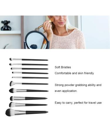 Cosmetic Brush Makeup Brush Set High Density Soft Bristles 10 Pieces for Daily Use for Travel - Buy Online on GoSupps.com