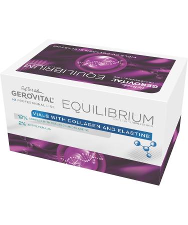 Ampoules with 12% collagen and elastin | Intensive moisturizing and anti-wrinkle serum | Antioxidant protection | Professional product Gerovital H3 Equilibrium 20 Ampoules x 2 ml - Buy Online on GoSupps.com