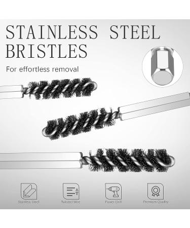 YUAAO Golf Clubs Head Hosel Brush - Electric Drill Wire Brush for Iron and Wood (Silver-2 Pieces) - Buy Online on GoSupps.com