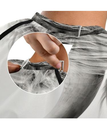 Kigai Highland Cow Barber Cape - Adjustable Waterproof Salon Hair Cutting Cape for Men & Women - Buy Online on GoSupps.com